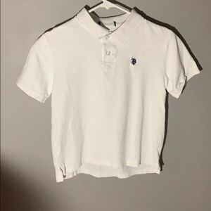 Boys White Polo